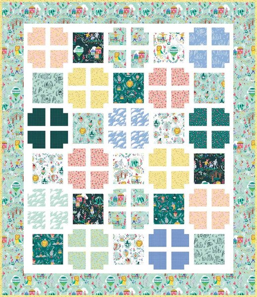 Primrose Cottage Quilts Window Pane Quilt Pattern Riley Blake Designs